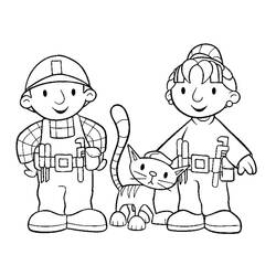 Coloriage à imprimer Bob le Bricoleur (Dessins animés et séries animées) #197259 pour enfants et adultes