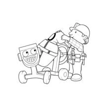 Coloriage imprimable Bob le Bricoleur (Dessins animés et séries animées) #33197 à colorier gratuitement