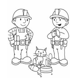 Coloriage gratuit Bob le Bricoleur (Dessins animés et séries animées) #33208 à colorier aux crayons