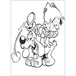 Illustration au trait Boule et Bill (Dessins animés et séries animées) #183521 prête à colorier