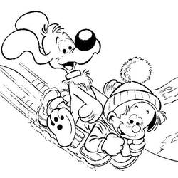 Joli coloriage Boule et Bill (Dessins animés et séries animées) #183526, prêt à imprimer