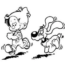 Dessin à colorier: Boule et Bill (Dessins animés et séries animées) #25339 - Coloriages à Imprimer Gratuits