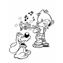 Dessin à colorier: Boule et Bill (Dessins animés et séries animées) #25340 - Coloriages à Imprimer Gratuits