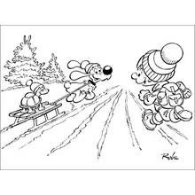 Dessin à colorier: Boule et Bill (Dessins animés et séries animées) #25407 - Coloriages à Imprimer Gratuits