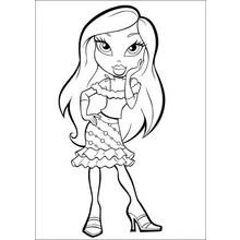 Dessin à colorier: Bratz (Dessins animés et séries animées) #32364 - Coloriages à Imprimer Gratuits