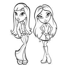 Dessin à colorier: Bratz (Dessins animés et séries animées) #32396 - Coloriages à Imprimer Gratuits