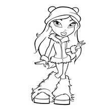Dessin à colorier: Bratz (Dessins animés et séries animées) #32413 - Coloriages à Imprimer Gratuits