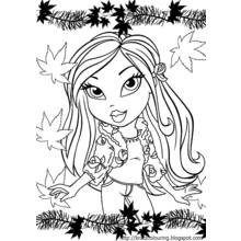 Dessin à colorier: Bratz (Dessins animés et séries animées) #32417 - Coloriages à Imprimer Gratuits