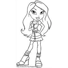 Dessin à colorier: Bratz (Dessins animés et séries animées) #32425 - Coloriages à Imprimer Gratuits