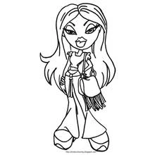 Dessin à colorier: Bratz (Dessins animés et séries animées) #32432 - Coloriages à Imprimer Gratuits