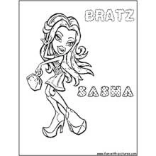 Dessin à colorier: Bratz (Dessins animés et séries animées) #32436 - Coloriages à Imprimer Gratuits