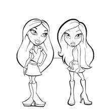 Page de coloriage Bratz (Dessins animés et séries animées) #32440, gratuite à imprimer