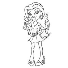 Dessin à colorier: Bratz (Dessins animés et séries animées) #32450 - Coloriages à Imprimer Gratuits