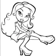 Dessin à colorier: Bratz (Dessins animés et séries animées) #32454 - Coloriages à Imprimer Gratuits