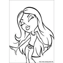 Dessin à colorier: Bratz (Dessins animés et séries animées) #32457 - Coloriages à Imprimer Gratuits