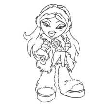 Dessin à colorier: Bratz (Dessins animés et séries animées) #32468 - Coloriages à Imprimer Gratuits