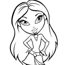 Dessin à colorier: Bratz (Dessins animés et séries animées) #32479 - Coloriages à Imprimer Gratuits