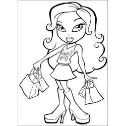 Coloriage imprimable Bratz (Dessins animés et séries animées) #32525 à colorier gratuitement