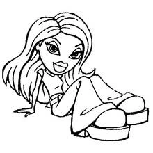 Dessin à colorier: Bratz (Dessins animés et séries animées) #32559 - Coloriages à Imprimer Gratuits
