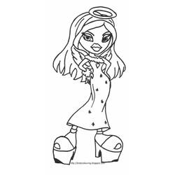 Coloriage Bratz (Dessins animés et séries animées) #32582, dessin gratuit prêt à imprimer