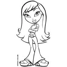 Dessin à colorier Bratz (Dessins animés et séries animées) #32611, gratuit à imprimer