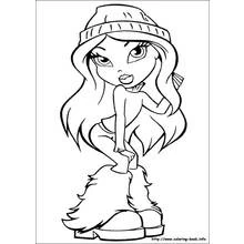 Dessin à colorier: Bratz (Dessins animés et séries animées) #32640 - Coloriages à Imprimer Gratuits