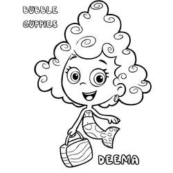 Dessin à colorier: Bubulle Guppies (Dessins animés et séries animées) #199365 - Coloriages à Imprimer Gratuits