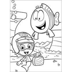 Dessin à colorier: Bubulle Guppies (Dessins animés et séries animées) #199368 - Coloriages à Imprimer Gratuits