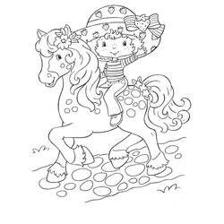 Dessin à colorier: Charlotte aux fraises / Fraisinette (Dessins animés et séries animées) #35526 - Coloriages à Imprimer Gratuits