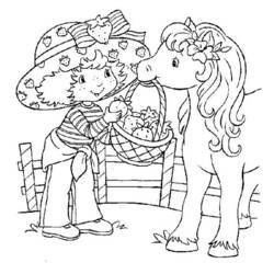 Dessin à colorier: Charlotte aux fraises / Fraisinette (Dessins animés et séries animées) #35585 - Coloriages à Imprimer Gratuits