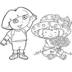 Dessin à colorier: Charlotte aux fraises / Fraisinette (Dessins animés et séries animées) #35591 - Coloriages à Imprimer Gratuits