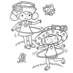 Dessin à colorier: Charlotte aux fraises / Fraisinette (Dessins animés et séries animées) #35651 - Coloriages à Imprimer Gratuits