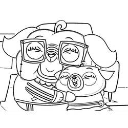 Dessins à colorier: Chip et Patate - Coloriages à Imprimer Gratuits
