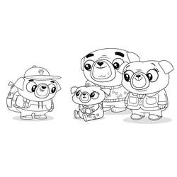 Dessin à colorier: Chip et Patate (Dessins animés et séries animées) #199127 - Coloriages à Imprimer Gratuits