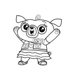 Dessin à colorier: Chip et Patate (Dessins animés et séries animées) #199129 - Coloriages à Imprimer Gratuits