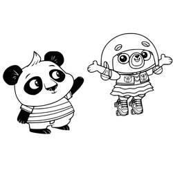 Dessin à colorier: Chip et Patate (Dessins animés et séries animées) #199131 - Coloriages à Imprimer Gratuits