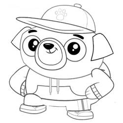 Dessin à colorier: Chip et Patate (Dessins animés et séries animées) #199136 - Coloriages à Imprimer Gratuits