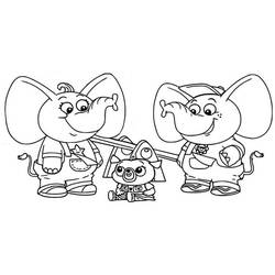 Dessin à colorier: Chip et Patate (Dessins animés et séries animées) #199139 - Coloriages à Imprimer Gratuits