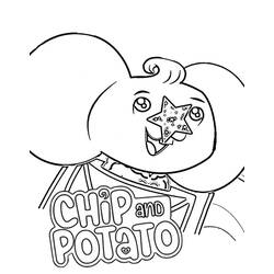 Dessin à colorier: Chip et Patate (Dessins animés et séries animées) #199142 - Coloriages à Imprimer Gratuits