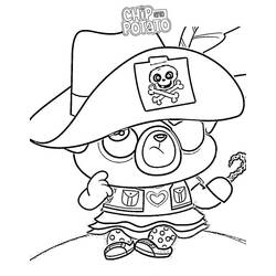 Dessin à colorier: Chip et Patate (Dessins animés et séries animées) #199148 - Coloriages à Imprimer Gratuits