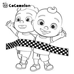 Dessin à colorier: Cocomelon (Dessins animés et séries animées) #203441 - Coloriages à Imprimer Gratuits