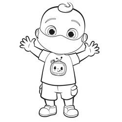 Dessin à colorier: Cocomelon (Dessins animés et séries animées) #203451 - Coloriages à Imprimer Gratuits
