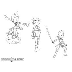 Dessin à colorier: Code Lyoko (Dessins animés et séries animées) #204643 - Coloriages à Imprimer Gratuits