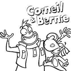 Dessin à colorier: Corneil et Bernie (Dessins animés et séries animées) #212297 - Coloriages à Imprimer Gratuits