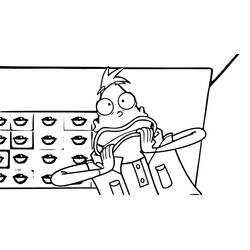 Dessin à colorier: Corneil et Bernie (Dessins animés et séries animées) #212303 - Coloriages à Imprimer Gratuits