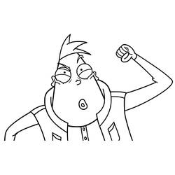 Dessin à colorier: Corneil et Bernie (Dessins animés et séries animées) #212304 - Coloriages à Imprimer Gratuits