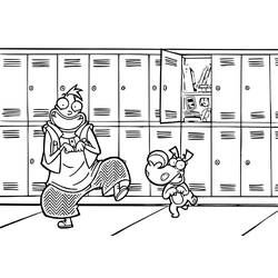 Dessin à colorier: Corneil et Bernie (Dessins animés et séries animées) #212308 - Coloriages à Imprimer Gratuits