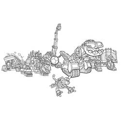 Dessin à colorier: Dinotrux (Dessins animés et séries animées) #196515 - Coloriages à Imprimer Gratuits