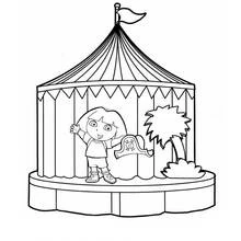 Dessin à colorier: Dora l'Exploratrice (Dessins animés et séries animées) #29787 - Coloriages à Imprimer Gratuits