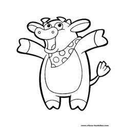 Dessin à colorier: Dora l'Exploratrice (Dessins animés et séries animées) #29794 - Coloriages à Imprimer Gratuits